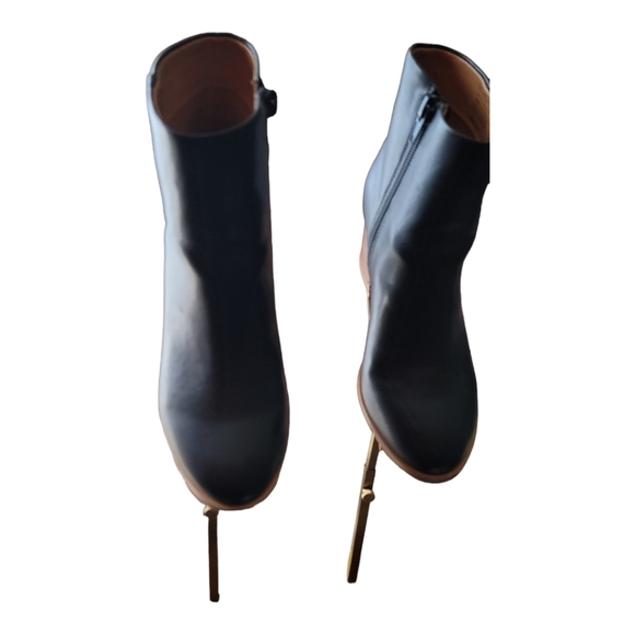 💗 Jcrew Leather Boots 3 1/2 Inches - Picture 3 of 11